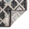 thumbnail image 7 of Unique Loom Eco Trellis Collection Area Rug - Native (4' x 6' Rectangle Charcoal Gray/Light Blue), 7 of 7