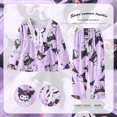 thumbnail image 1 of Pijama Kawaii Sanrio My Melody Kuromi Cinnamoroll para niños, ropa de dormir informal de algodón, cárdigan fino de dibujos animados, Y2k, manga larga, 1 of 4
