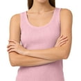 thumbnail image 4 of Tank Tops for Women U Neck Ribbed Basic Sleeveless Layering Tops, 4 of 6