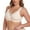 Beige, variant on Women Full Coverage Non Padded Wirefree Plus Size Minimizer Cotton Bra 42D