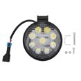 thumbnail image 1 of Lámpara de trabajo redonda del coche 9LED de 27W para las luces universales impermeables de la iluminación IP67, 1 of 5