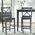 thumbnail image 3 of Virginia 5-Piece Counter-Height Dining Set, Black, 3 of 3