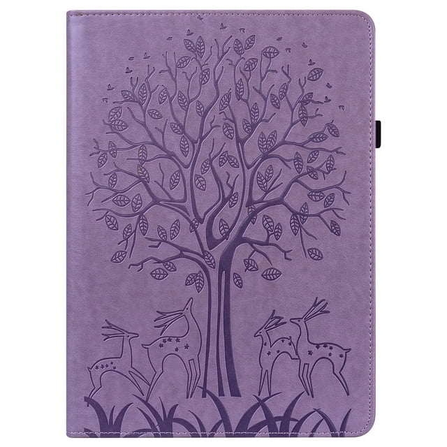 Pour Amazon Fire Max 11 2023 Étui Pliant Support Intelligent Étui en Cuir PU pour Tablette pour Fire Max 11 Pouces Fire Max 11 Étui pour Tablette purple-deer pour Fire Max 11 2023