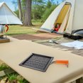 thumbnail image 4 of ELAYARD Square Tortilla Toaster For Camping Cookware Stainless Steel 1Pack, 4 of 8