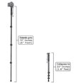 thumbnail image 4 of 72" Pro Camera Monopod with Quick Release Goes For All GoPro Hero Cameras + Tripod Mount + eCostConnection Microfiber Cloth, 4 of 8