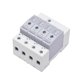 thumbnail image 1 of Protector contra sobretensiones Irfora Dispositivo de protección contra sobretensiones CA 420V 4P 40KA pararrayos hogar a prueba de truenos interruptor de protección DIN Rail instalación Irfora Protector contra sobretensiones, 1 of 7