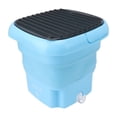 thumbnail image 3 of Lavadora plegable pequeña, ropa interior, lavadora plegable automática para dormitorio, 100-240V, enchufe azul de la UE, 3 of 15