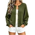 thumbnail image 5 of Enjoytime Womens Cardigan Crew Neck Button Down Long Sleeve Cardigans Sweater Fall Winter Cozy Casual Work Knit Jacket, 5 of 8