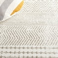 thumbnail image 5 of SAFAVIEH Pyramid Donelle Geometric Runner Rug, Ivory/Grey, 2'2" x 7', 5 of 6