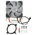 thumbnail image 2 of Ventiladores de Enfriamiento de la cpu de la ComputeraRa, Enfriador de aire CPU CPU de 12V 2 Tuberías de Calor de Cobre 90 mm 48cfm para AM4 AM3+ AM3 FM2+, 2 of 7