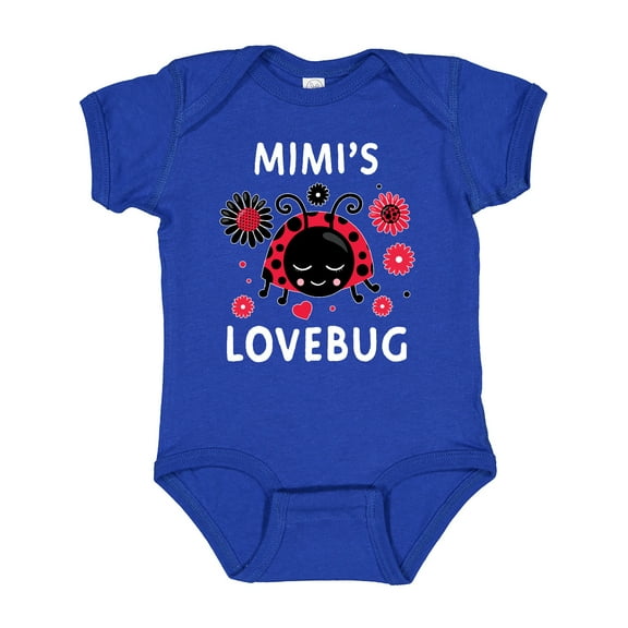 Inktastic Valentine's Day Mimi's Lovebug Boys or Girls Baby Bodysuit
