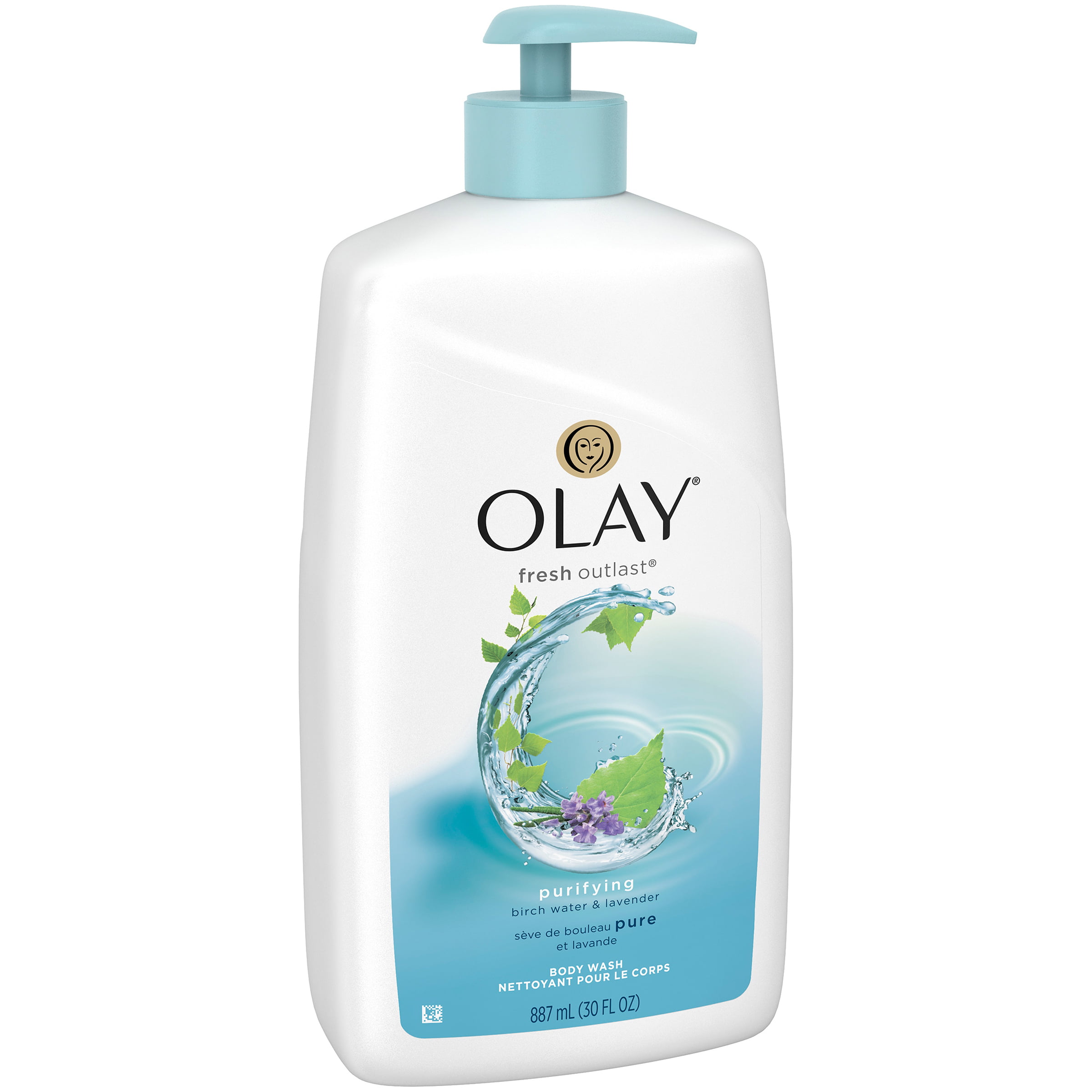 Olay Fresh Outlast Body Wash Birch Water & Lavender 30 fl oz BrickSeek