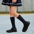 thumbnail image 4 of JABASIC Girls Mary Jane School Uniform Shoes Comfortable Dress Flats (13,Black), 4 of 7