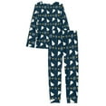 thumbnail image 6 of FOR U DESIGNS Christmas Tree Women Sleepwear Set Pajama Long Sleeve Crew Neck Tops Set of 2 Size 6XL Nightwear Long Pants for Women Jogger Loungewear Comfortable, 6 of 6