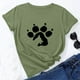 thumbnail image 2 of Camiseta de manga corta con estampado de animales y cuello redondo suelto a la moda de verano para mujer Pompotops hfajkhk135061, 2 of 7