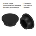 thumbnail image 3 of Uxcell 1Pcs High Temp Silicone Plug T Type Solid Silicon Stopper Black 1.57x0.37x0.28", 3 of 7
