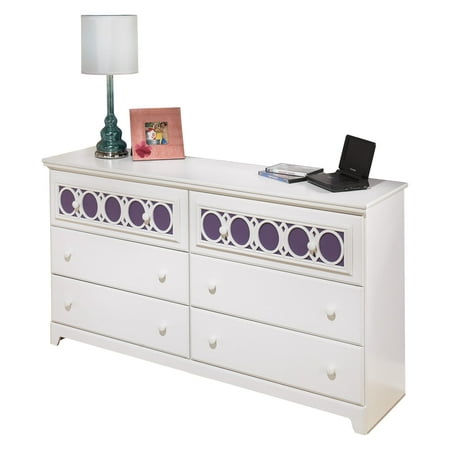 UPC 024052121315 product image for Signature Design by Ashley Zayley 6 Drawer Dresser with Mirror | upcitemdb.com