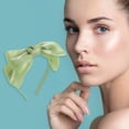 thumbnail image 2 of Unique Bargains 1 Pc Exquisite Gauze Shiny Silk Bow Headband Green, 2 of 6