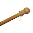 thumbnail image 4 of All American U.S.A Banner 5' Foot Hard Wood Flag Pole Set With Wood Ball Top, 4 of 6