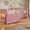 Pink, variant on Afuhokles Twin Size Loft Bed with 9 Fabric Drawers and 2 Shelves, Wood Loft Bed Frame with Wooden Slats, Modern Low Loft Bed, No Box Spring Needed, White