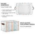 thumbnail image 2 of Yayeee Canvas Storage Basket with Handles for Shelves Fabric Bins Closet Organizer, Cute Nautical Pattern, 2 of 8