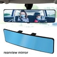 thumbnail image 3 of Car Interior Wide Angle Curved Surface Automobile Non-slip Curved Surface Rear View Mirror Vehicle Rearview Mirrors Reflector Automotive Replacing Parts 27x6.5cm, 3 of 8