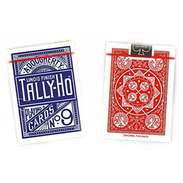 Tally-Ho Playing Cards 4種セット（赤、青、緑、ゴールド） Amazon.com: Bicycle Tally Ho Playing Cards 6 Deck