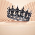 thumbnail image 4 of Crown for Women, KC Gold Rhinestone Queen Crown, Elegant Tiara for Bridal, Birthday & Costume Events, Crystal Princess Hair Accessories, 4 of 17