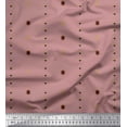 thumbnail image 1 of Soimoi Pink polyester Crepe Fabric Butidar Jamdani Decor Fabric Printed Yard 52 Inch Wide, 1 of 1