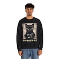thumbnail image 4 of Catnip Made Me Do It Funny Cat Sweatshirt Bad Kitty Mugshot Unisex Shirt, 4 of 6