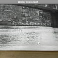 thumbnail image 6 of Ambesonne Urban Place Mats Set of 4, Brooklyn Bridge Sunset, Standard Size, Black and White, 6 of 6