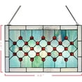 thumbnail image 4 of Fine Art Living KP204 Stained Glass Panels, Blue/Green, 4 of 4