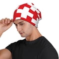 thumbnail image 3 of Naloa Red Cross 1 Soft Beanie Hat, Knit Beanie Daily Beanie in Fine Knit for Women Men Winter Travel, Outdoor, 3 of 7