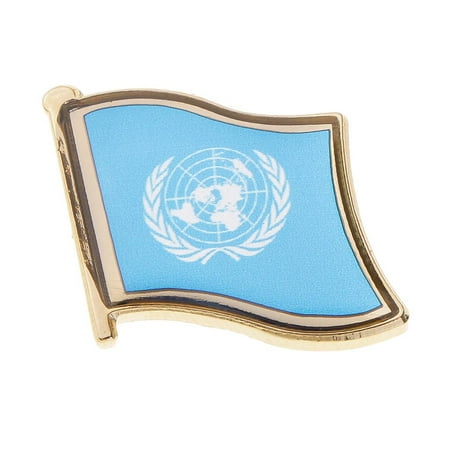 Lapel Pin Brooch United Nations Badge for Backpack Bag Clothing Collar ...