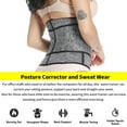 thumbnail image 6 of QRIC Women Waist Trimmer Belt Compression Fitness Workout Corset for Gym, Running, Sports Exercise Shapewear, 6 of 6