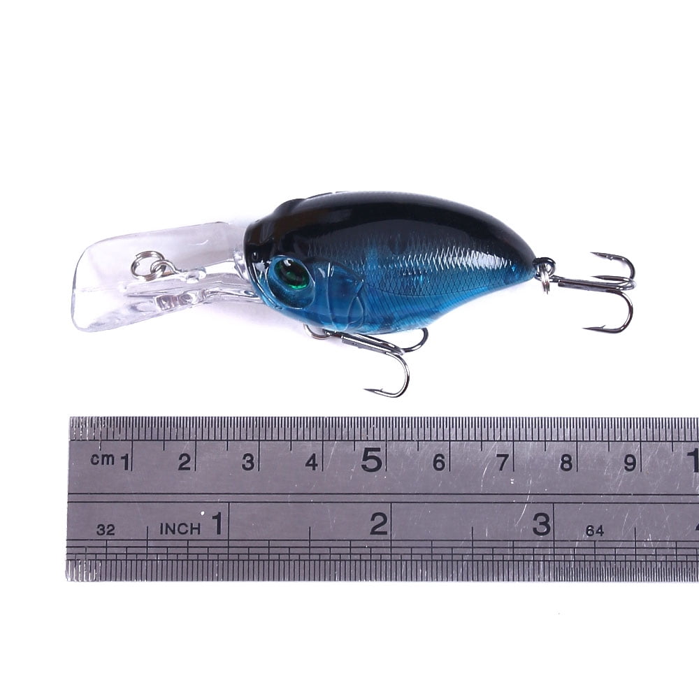 HENGJIA Fishing Lures, 10pcs Crankbaits Fishing Lure Set 7.5cm 11g Plopper Fishing Lure Bass Shallow Deep Dving Fishing Hard Baits for Bass Trout Freshwater and Saltwater