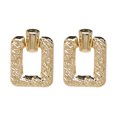 thumbnail image 1 of Nueva joyería de decoración de aretes de aleación con estilo simple (dorado), 1 of 2