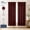 Burgundy Red, variant on Short Linen Tier Curtains Rod Pocket Semi Sheer Kitchen Window Curtain Burlap Light Filtering Thick Linen Drapes 30 x 24 Inches White Set of 2 Panels