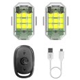 thumbnail image 1 of Tignapoo New Remote Control Dual Strobe Lights for Motorcycle, Car, and Outdoor Use with Long Battery Life and Waterproof Design, 1 of 6