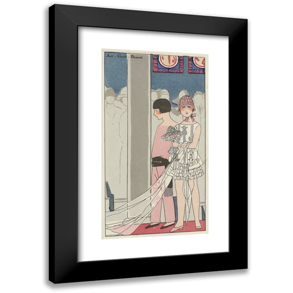 Anonymous 9x14 Black Modern Framed Museum Art Print Titled - ‘At the Mignapouf Brand. (1926)