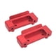 thumbnail image 1 of Guardabarros delantero y trasero Vogacara de aleación de aluminio para coche teledirigido 2 piezas Wltoys 1/18 A949 rojo, 1 of 6