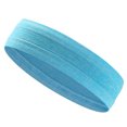 thumbnail image 1 of Thinsony Absorbent Sweat Headband Stay Comfortable And Focused During Workouts Comfortable To Wear Azure Green, 1 of 6