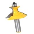 thumbnail image 3 of 1/2 '' Rodillo de Fundición de Vástago Cuchillo de Riel de Fresado de Doble Flauta Carpintería kusrkot Bordes y Moldeado Router Bit, 3 of 3