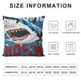 thumbnail image 5 of BANET Throw Pillow Cushion Cover, Grunge Artwork of Image of with Eat You Words Graphic, Decorative Square Accent Pillow Case 18x18in, 5 of 5