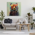 thumbnail image 2 of Stupell Abstract Urban Bear Graffiti Animals & Insects Painting Gallery Wrapped Canvas Print Wall Art, 2 of 7