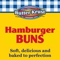 thumbnail image 2 of Butter Krust Hamburger Buns, Enriched White Bread Hamburger Buns, 8 Count, 20 Oz, Shelf-Stable, 2 of 11