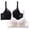 B158 Black Clearance Bras under $5, variant on Bras Under $5! Cagogo 2 Pack Women's Sexy Lace Bras No Underwire Support Push Up Bras Soft Wireless Comfort Bralettes Full Coverage Lift Everyday Bra Brasier Sin Varillas Para Mujer