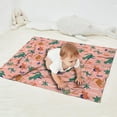 thumbnail image 2 of Pink Colorful Dinosaurs Pattern Blanket,Comfortable Soft Lamb Wool Throw Blanket,All Season,Warm Lightweight Blankets for Sofa Bed Couch Living Room Chair,30"x40", 2 of 4
