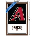 thumbnail image 3 of MLB Arizona Diamondbacks - Logo 22 Wall Poster, 14.725" x 22.375" Framed, 3 of 5