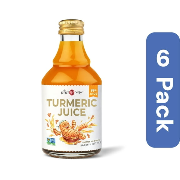 Ginger People Turmeric Juice 8 oz (Pack Of 6)